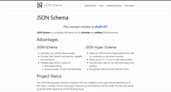 Desktop Screenshot of json-schema.org